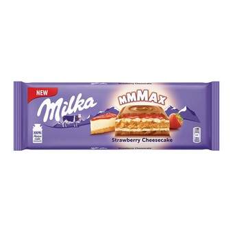 cokolada milka srawberry cheesecake 300 g nelt