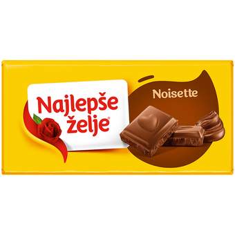 NZ NOISETTE MLECNA COKOLADA SA MLEVENIM LESNICIMA 85G
