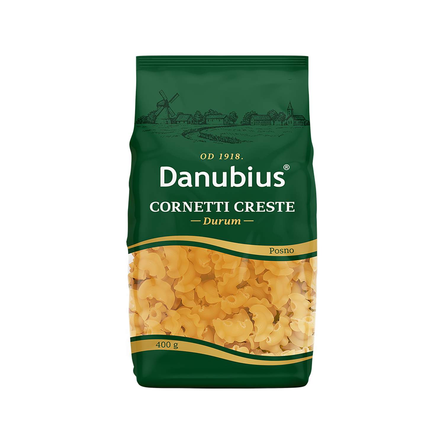 Danubius Cornetti Rigati durum testenina 400g | Idea