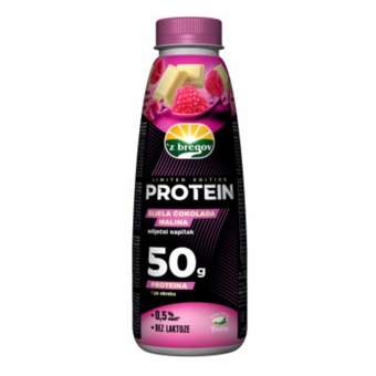NAPITAK PROTEINSKI ZBREGOV BELA COKOLADA MALINA PET 0.5L