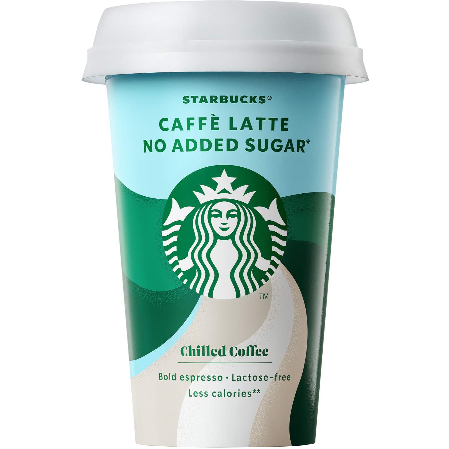 Starbucks chIlled classics caffe latte no added sugar 220ml
