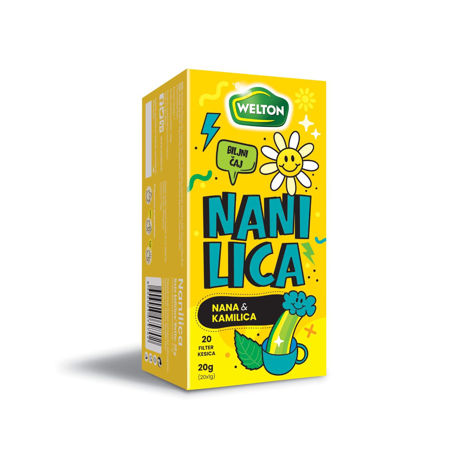Welton Čaj nanilica 20g