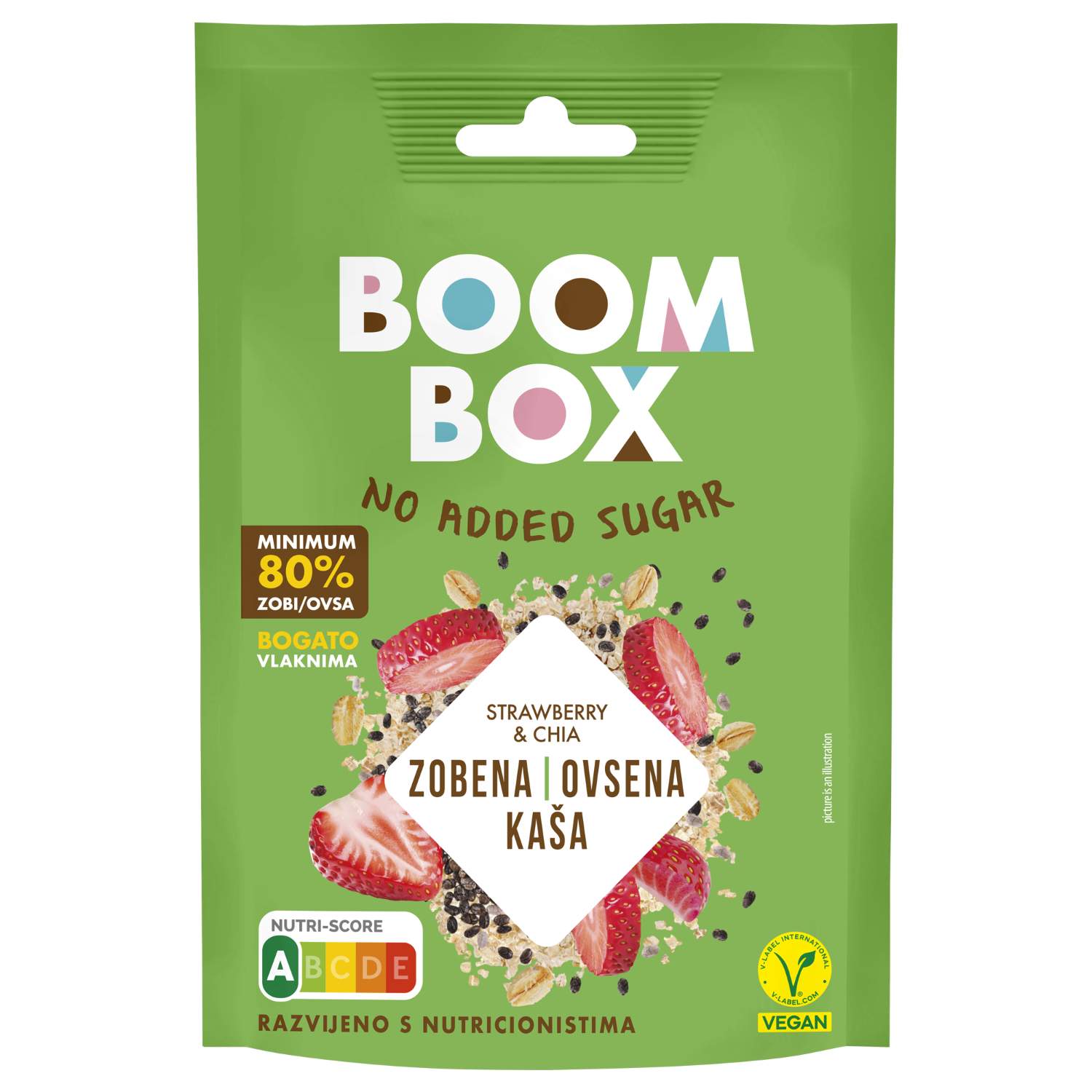 Boom box kaša ovsena jagoda chia 60g boom box Idea