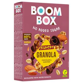 358832 Boom box ovsena granola čokolada i badem 300 g