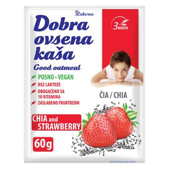 OVSENA KASA DOBRA SA CIA SEMENKAMA I JAGODOM 60GR