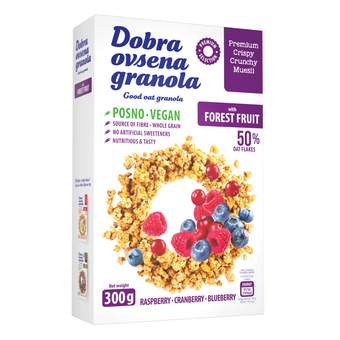MUSLI CRUNCH DOG SA SUMSKIM VOCEM 300GR