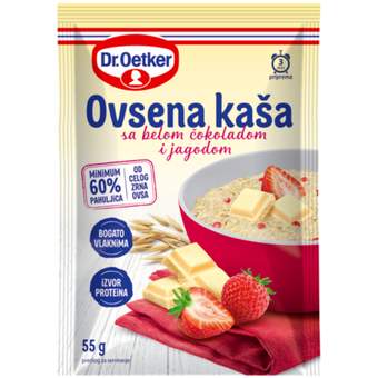 kasa ovsena bela cokolada i jagoda 55g dr oet nelt
