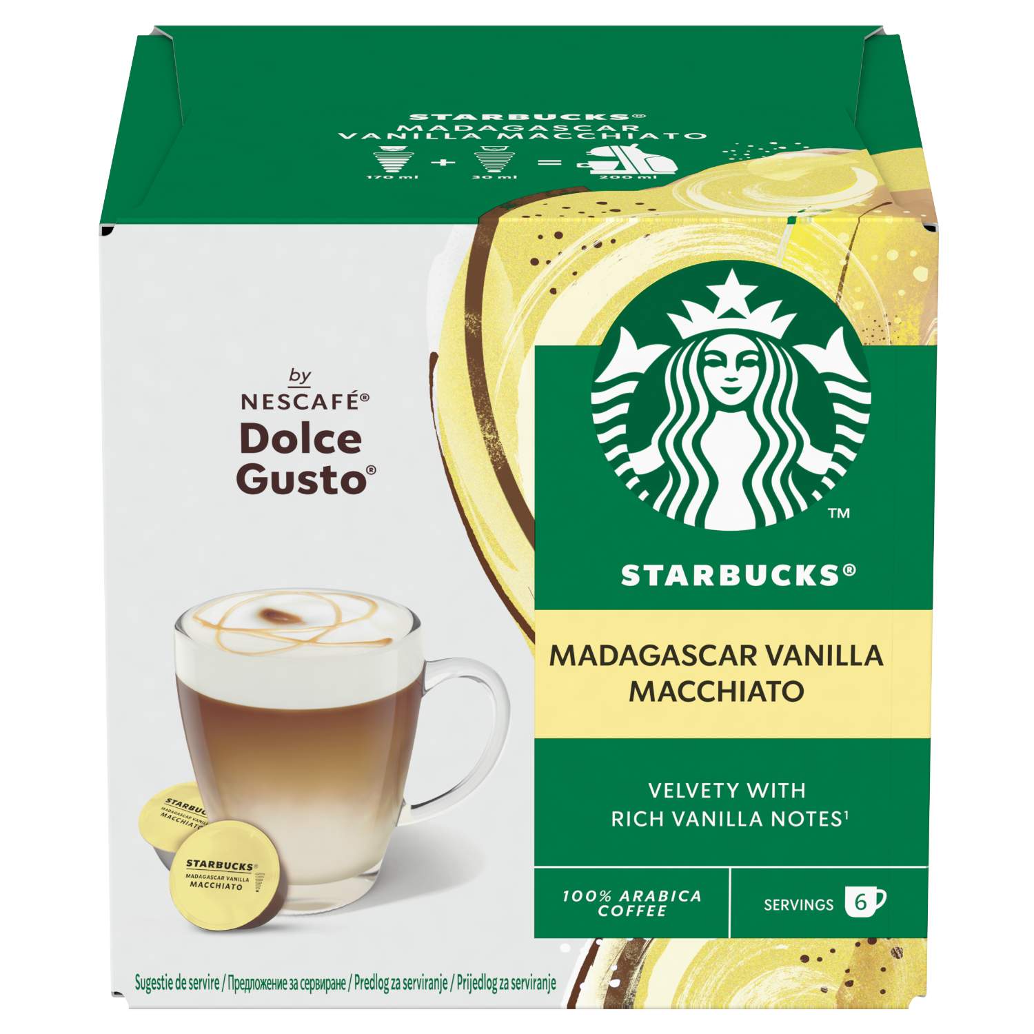 Nescafe Starbucks kapsule vaniila madagascar 132g