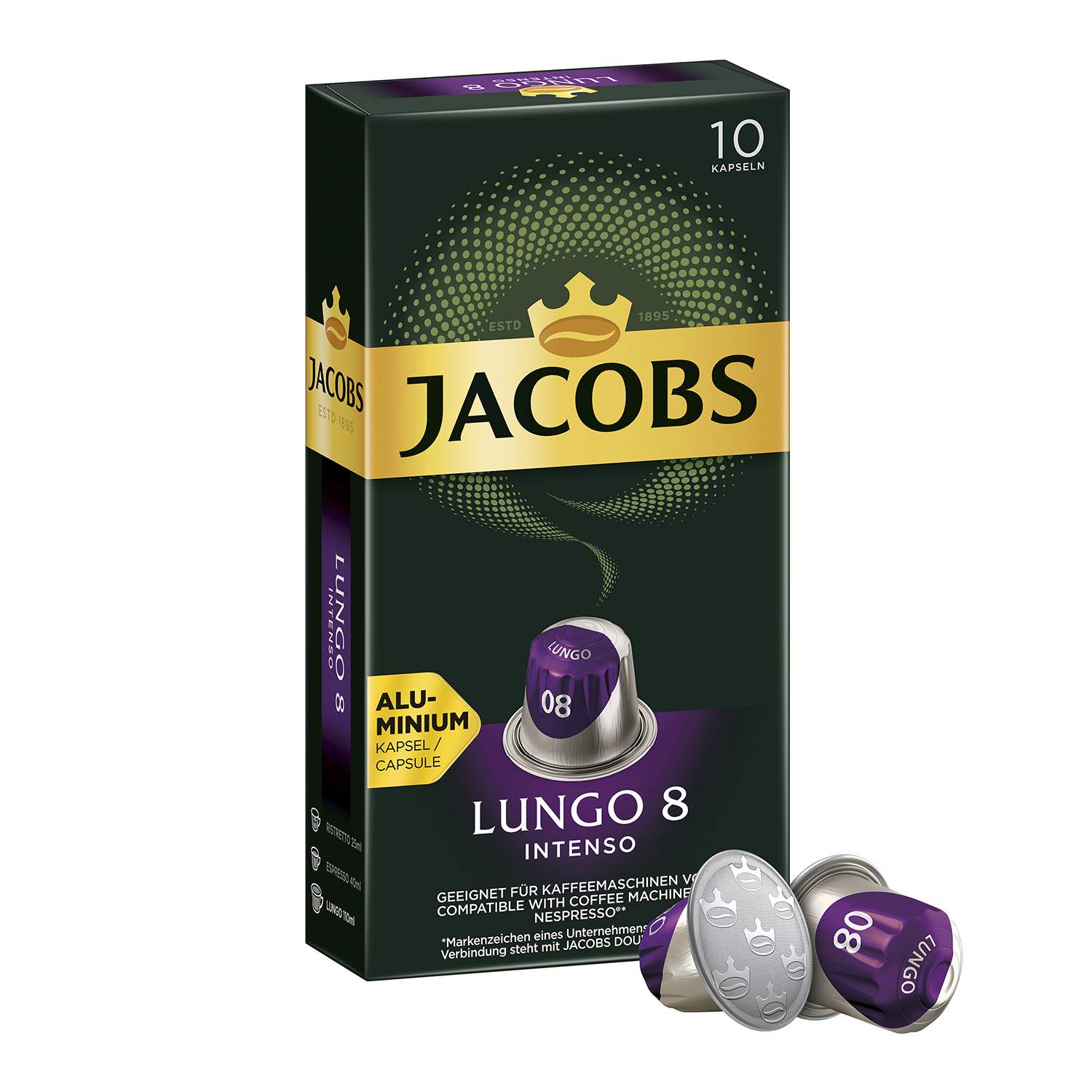 Jacobs kapsule espresso lungo8 10/1 jacobs