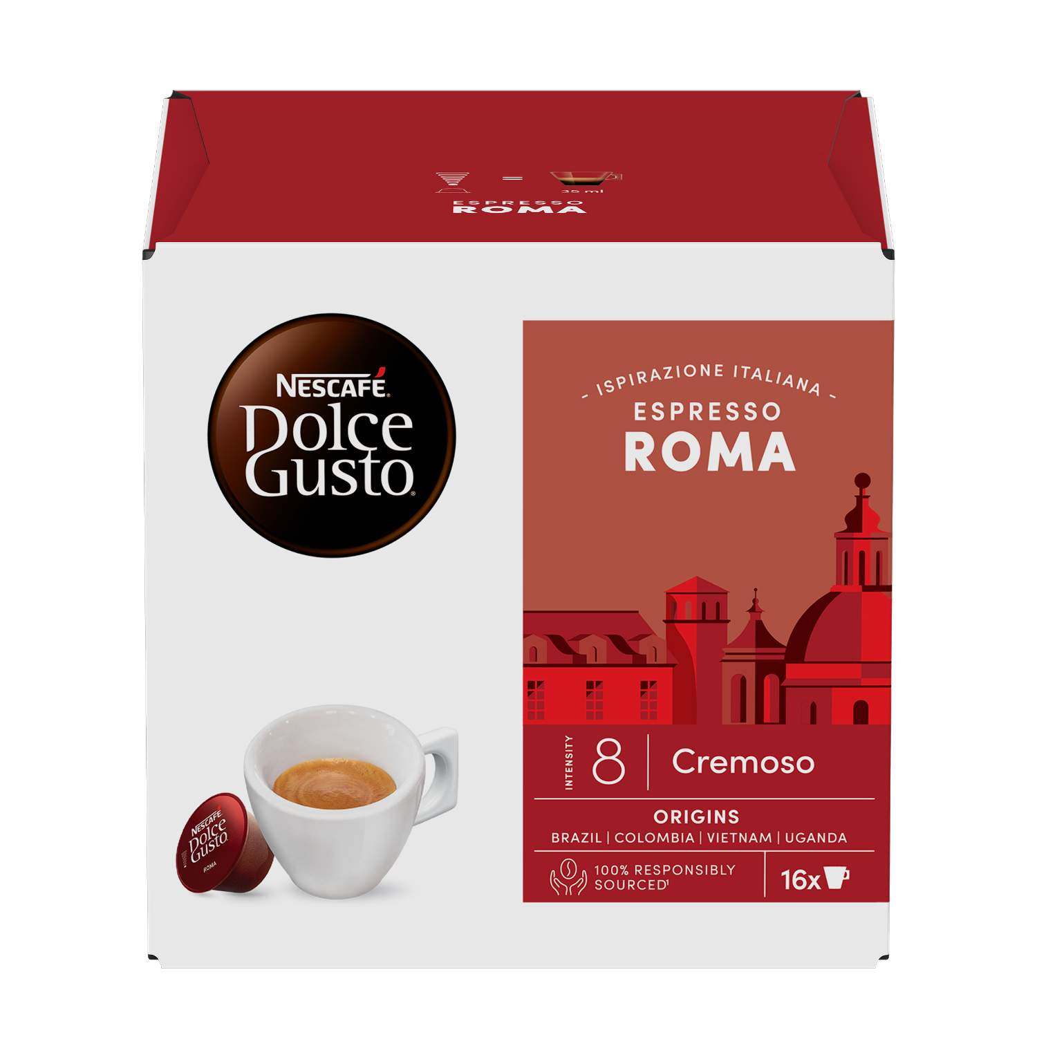 Nescafe kapsule roma 16/1 99.2g nestle dolce gusto