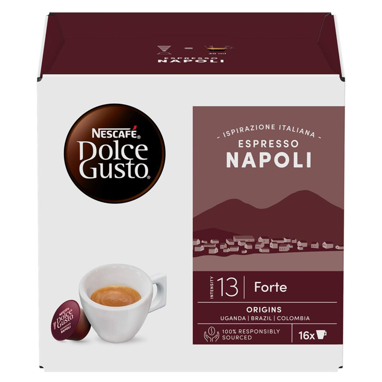 Nescafe kaps napoli 16/1 128g nestle dolce gusto
