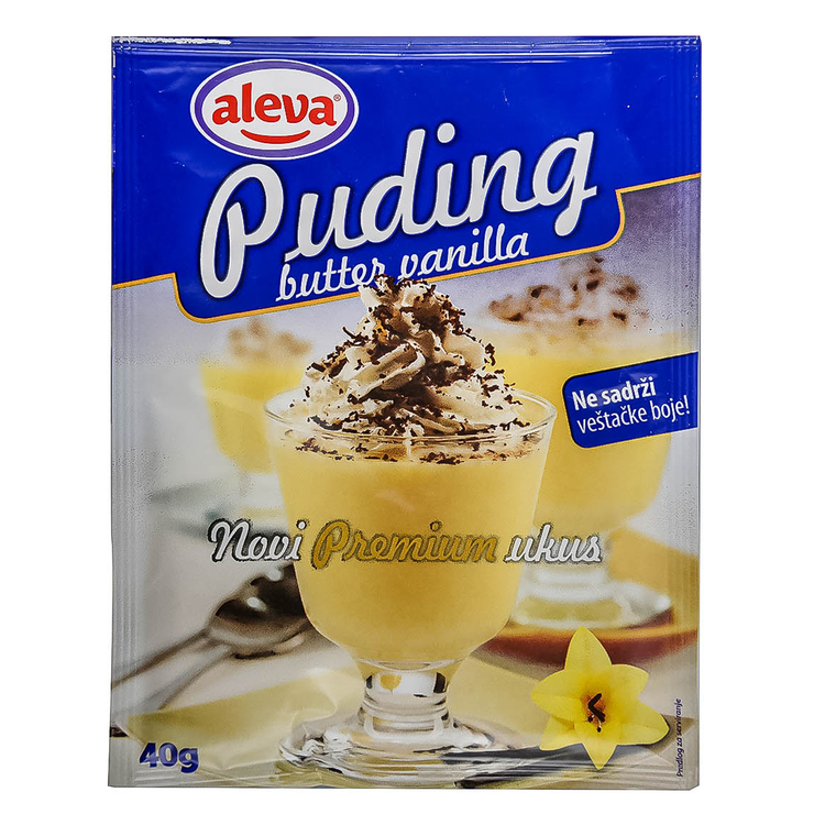 Aleva Puding  butter vanilla 40g