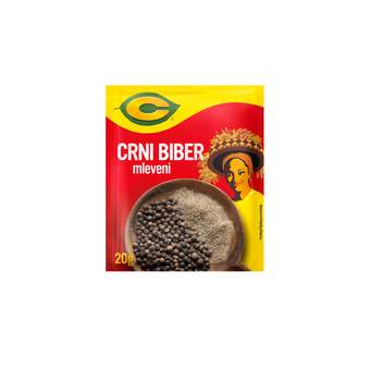 C BIBER CRNI MLEVENI 35X20G RS CENTROPROIZVOD