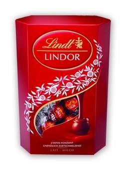 bombonjera lindor 200g milch cornet inkofoods