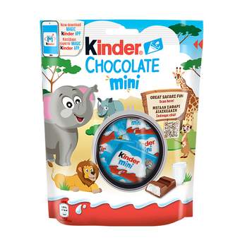 cokolada kinder chocolate mini 120gr delta