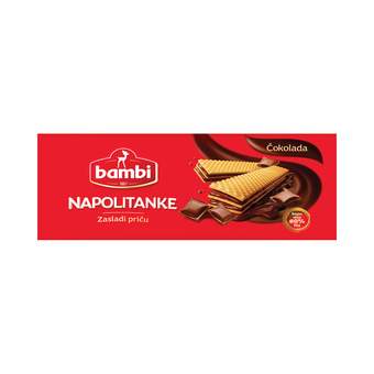 KEKS NAPOLITANKE 185G COKOLADA BAMBI (20)