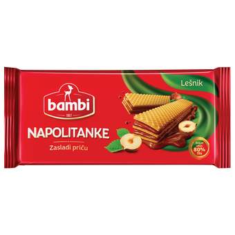 KEKS NAPOLITANKE 185G LESNIK BAMBI (20)