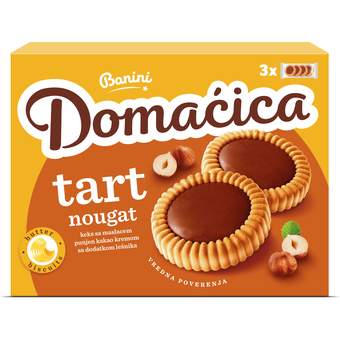 keks domacica tart nugat 210g banini jaffa