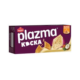 KEKS VAFEL PLAZMA KOCKA 130G PRELIVENA BELOM ČOKOLADOM BAMBI (24)
