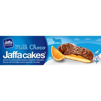 KEKS JAFFA BISKVIT 158G MILK CHOCO CRVENKA (24)
