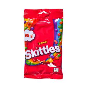 bombone skittles fruit chewy candy 95g nelt