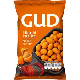 Kikiriki kuglice oblozene paprikom 95g Marbo