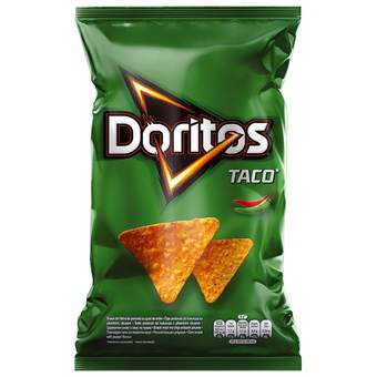 CHIPS TORTILJA DORITOS 90G TACO (14)