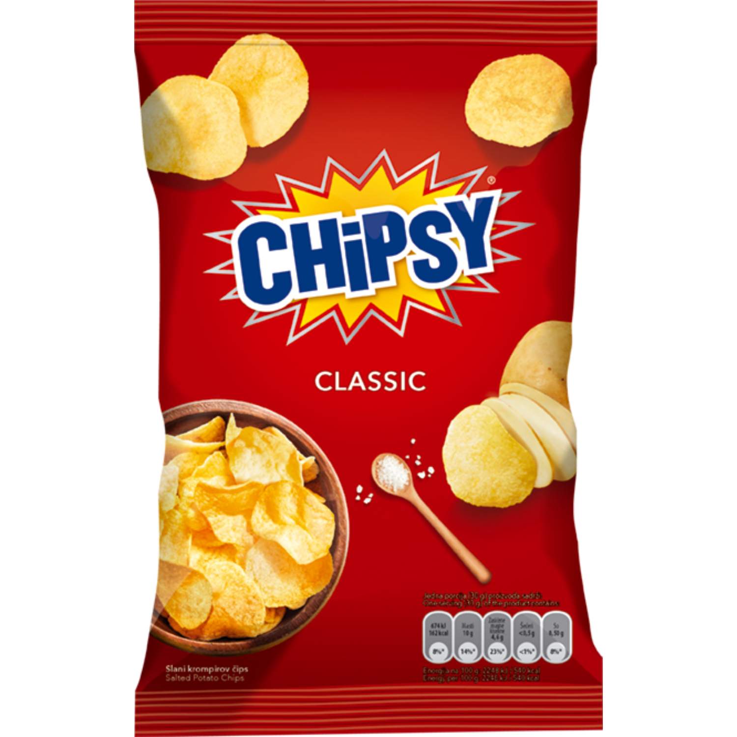 Chipsy čips plain salted 95g marbo chipsy | Idea