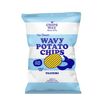 CIPS CHIPS WAY CACANSKI TZATZIKI 150G