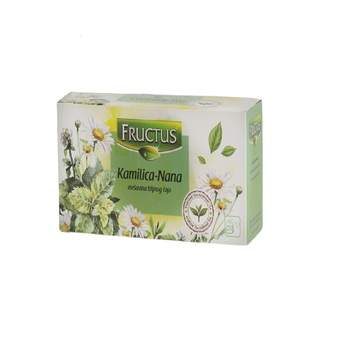 Fructus čaj kamilica&nana 20g