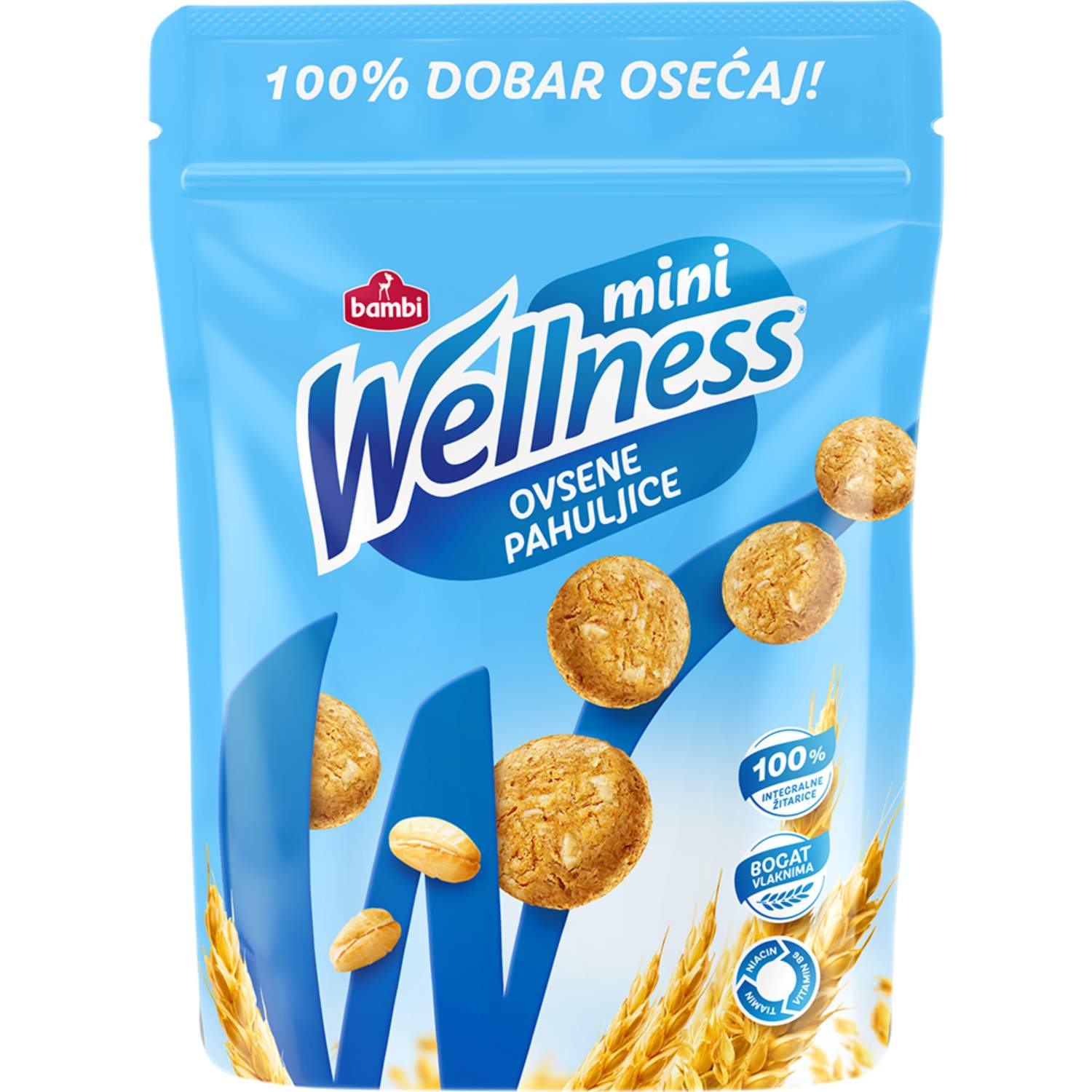 Wellness keks mini ovsene pahuljice 70g bambi wellness | Idea