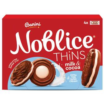 KEKS NOBLICE MLEKO I KAKAO THINS 190G BANINI