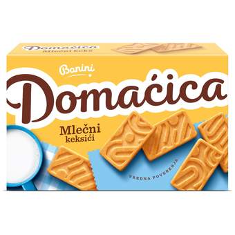 KEKS BANINI DOMACICA MLECNI KEKSICI 200G
