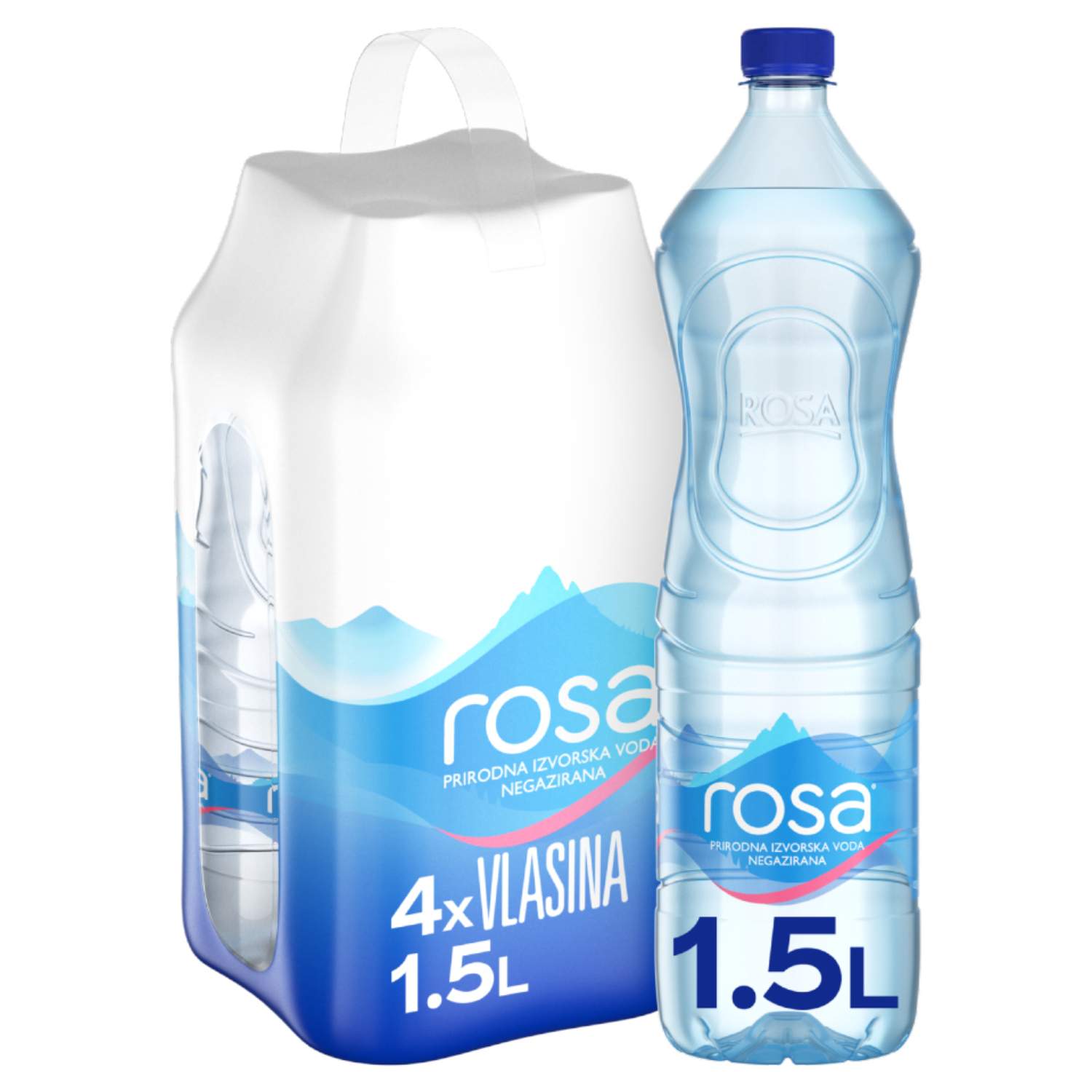 Rosa voda still multipack 4x1.5l pet rosa | Idea