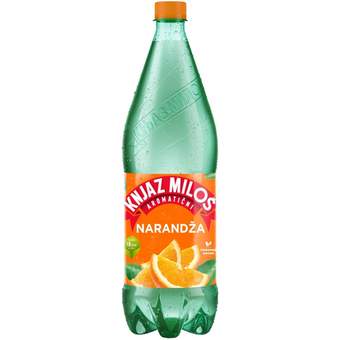 GAZIRANA VODA KNJAZ MILOŠ AROMATIČNI NARANDŽA 1.25L