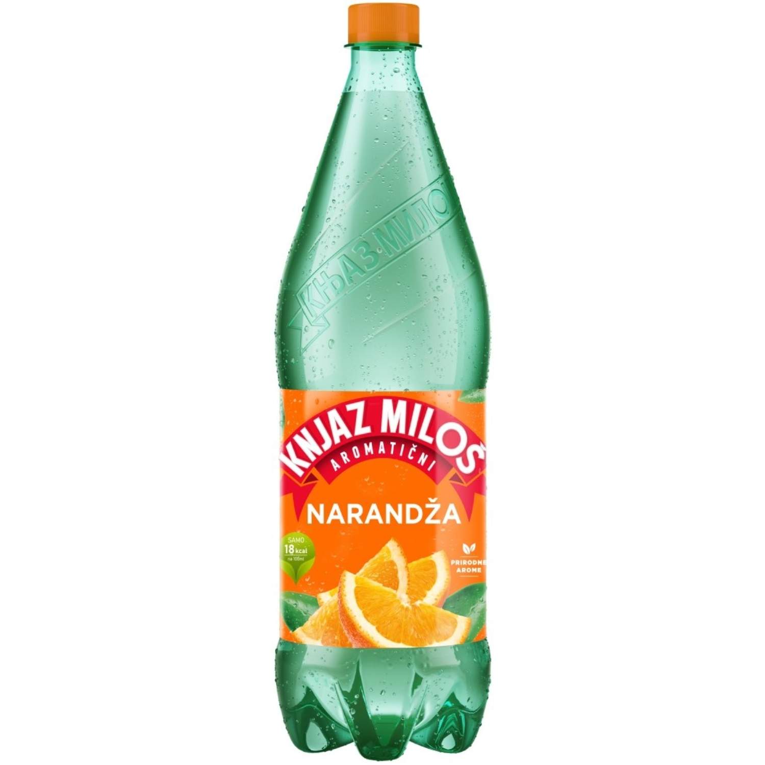 Knjaz Milos Gazirana voda narandza 1.25L
