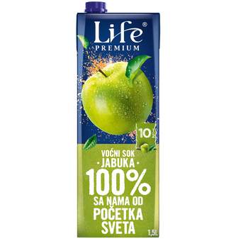 351318 Nectar life jabuka 100% voće 1,5l
