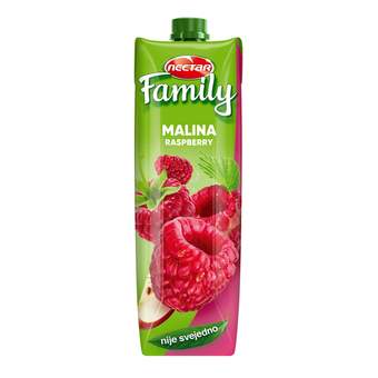 sok nectar family jabuka i malina 1l   nectar