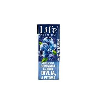 LIFE PREMIUM SOK BOROVNICA I ARONIJA VIT C 0,2