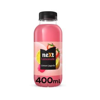 SOK NEXT LEMONADE 0.4 LIMUN I JAGODA PET (12)