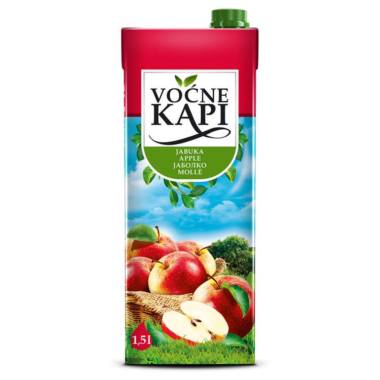 Voćne kapi sok jabuka 1,5l voćne kapi | Idea