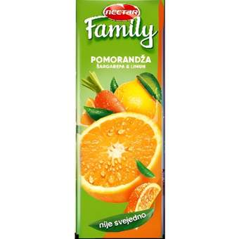 Sok pomor.sargar.limun Nectar Family1,5l