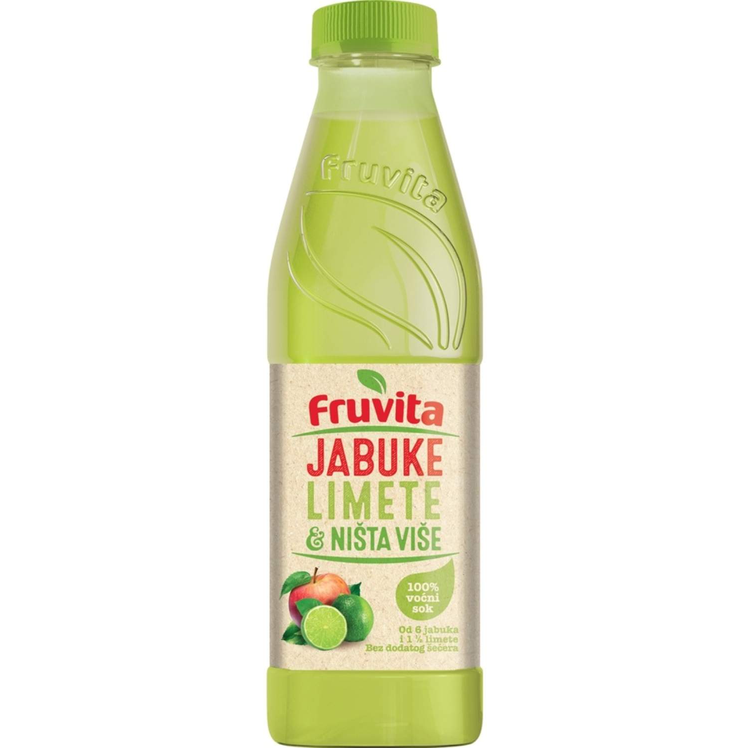 Fruvita Vocni sok od jabuke limete i nista vise 0.8l