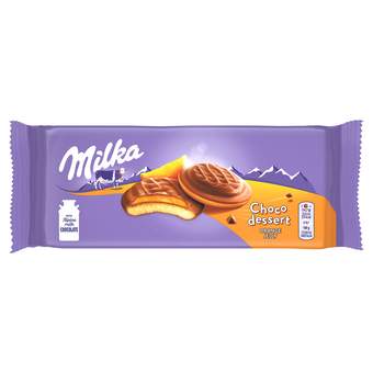 choco dessert orange milka 147g kraft nelt co