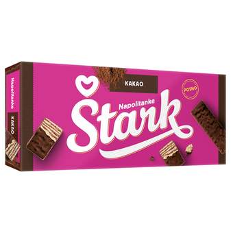 036981 Štark napolitanke kakao krem i kakao preliv 180 g