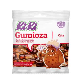 KIKI COLA GUMENE BOMBONE KRAS 90G