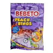 033880 GUM.BOM."KERVAN BEBETO" PEACH RINGS 80g