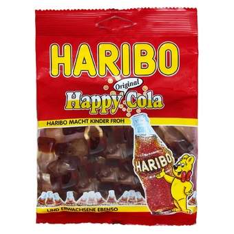 BOMBONE GUMENA HARIBO HAPPY COLA 200GR RIM GRUPA