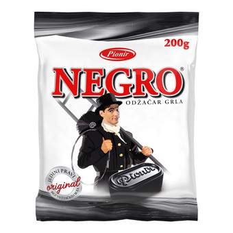 BOMBONA NEGRO ODŽAČAR GRLA 200G PIONIR