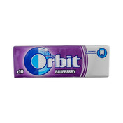 022851 ŽVAKE "ORBIT" BLUEBERRY 20(30X10) )"WRIGLEY"